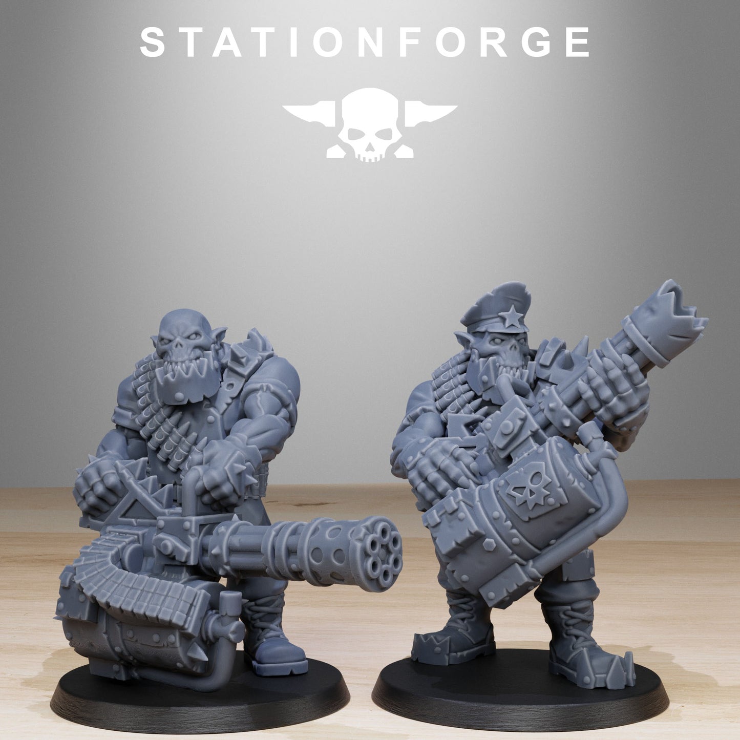 Team Fighters Orkaz | Space Orcs (11) - Stationforge | 3D-printed Miniatures