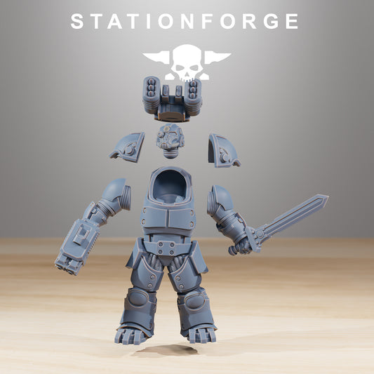 Socratis Vanguard | Socratis Knights (10) - MKX Prime Brothers - Stationforge - 3d Printed Mini Marines