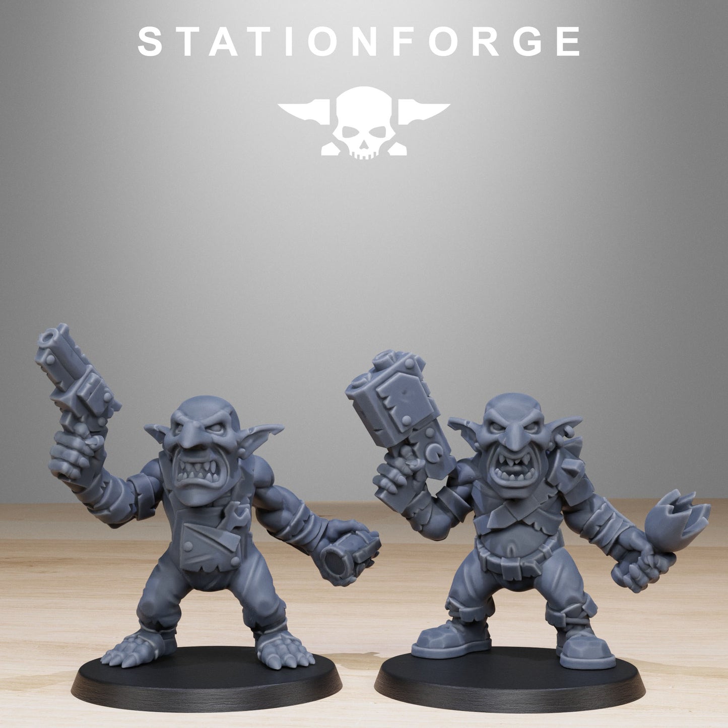 Gobs Infantry Reborn | Space Orcs (20) - Stationforge | 3D-printed Miniatures