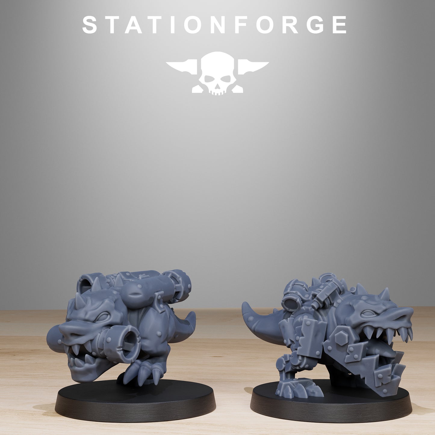 Smashers Orkaz | Space Orcs (8) - Stationforge | 3D-printed Miniatures