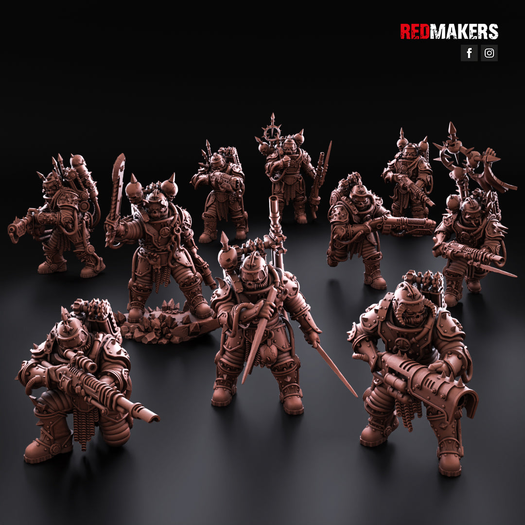 Renegade Solarguard - Traitor Guard - Heretic Defense Force - Redmakers