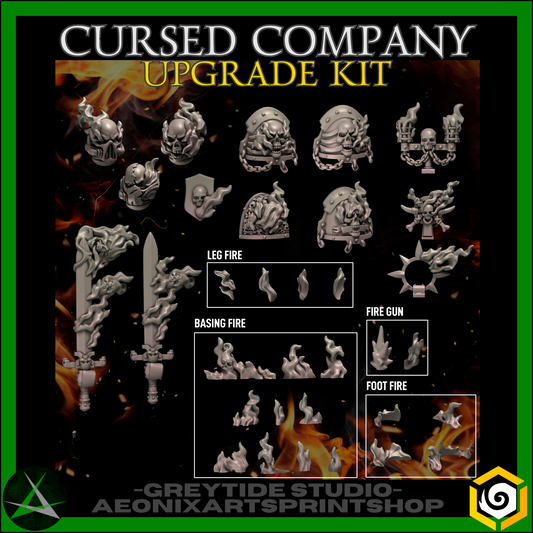 Cursed Company Upgrade Kit | Battle Brothers - Greytide - Miniatures