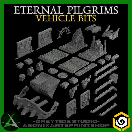 Transport Vehicle Bits Eternal Pilgrims/Crusaders | (1) Battle Brothers - Greytide - Miniatures