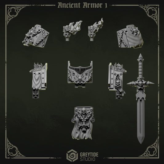 Templar Dread Armor Eternal Crusaders |Battle Brothers - Greytide - Miniatures
