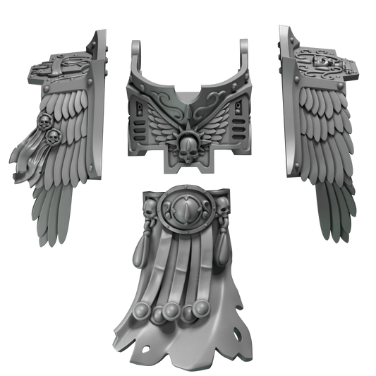 Ancient Dread Armor Crimson Lords  | Battle Brothers - Greytide - Miniatures