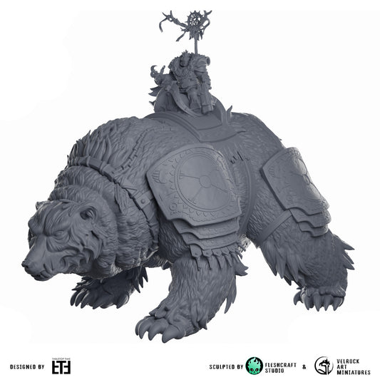 Arctos Bear Titan| Space Bears (1) - MKX Prime Brothers - Tabletop Time - 3D Printed Mini Marines