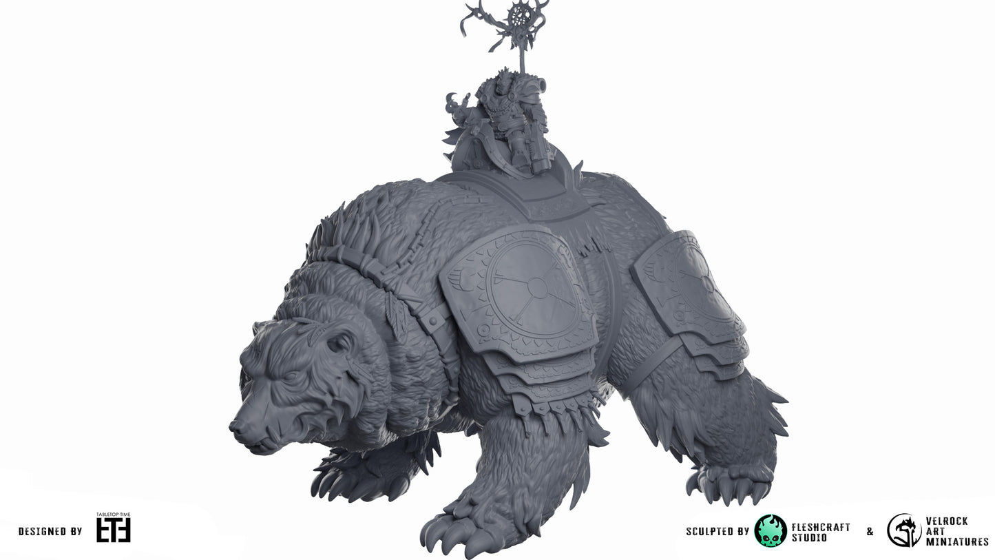 Arctos Bear Titan| Space Bears (1) - MKX Prime Brothers - Tabletop Time - 3D Printed Mini Marines