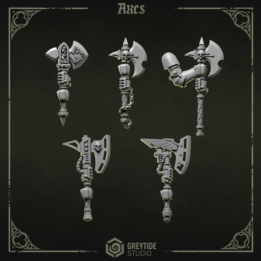 Axes Eternal Pilgrims | (5) - Battle Brothers - Greytide - Miniatures