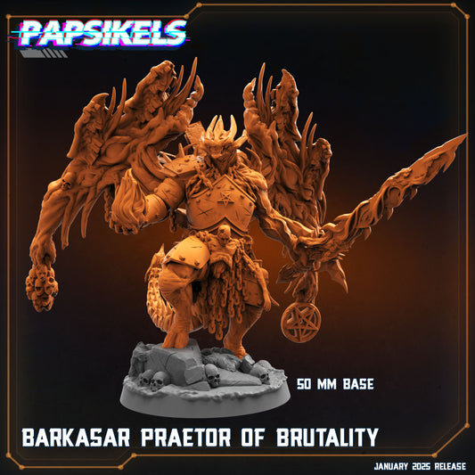Barkasar Praetor of Brutality (1) - Court of the Seven Headed Serpent - Trench Crusade - Papsikels
