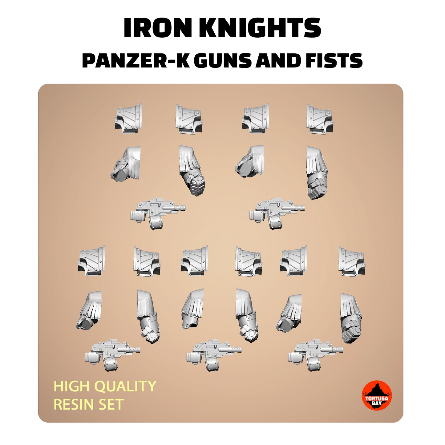 Iron Knights Saturnus Panzer-K | Galaxy Marines Bits (5) - Havoc Brothers - Tortugabay - 3D Printed Mini Marines
