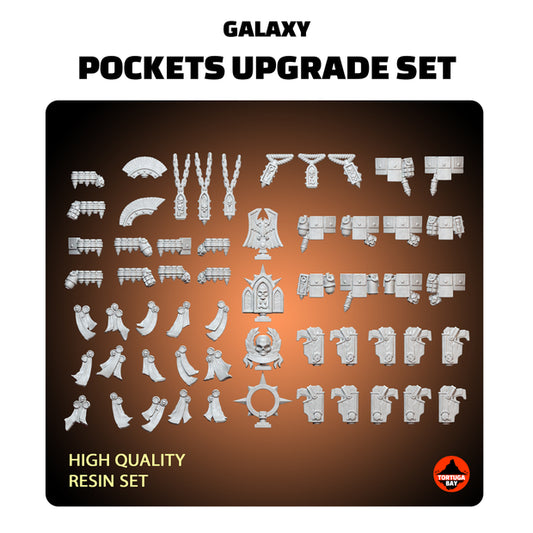 Staunchguard Honors Upgrade set | Galaxy Marine Accessory Bits - Battle Brothers - Tortugabay - 3d Printed Mini Marines