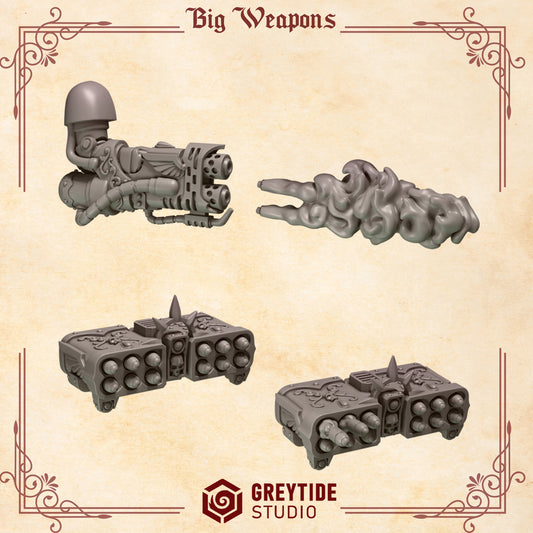 Big Weapons Crimson Lords | Battle Brothers - Greytide - Miniatures