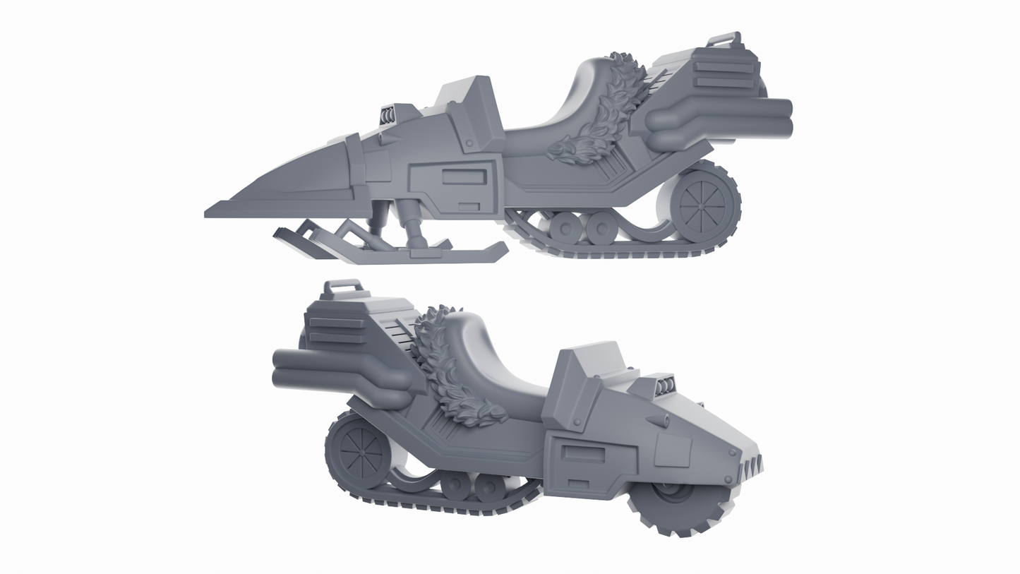 Space Bear Bikers | Space Bears (2) - MKX Prime Brothers - Tabletop Time - 3D Printed Mini Marines