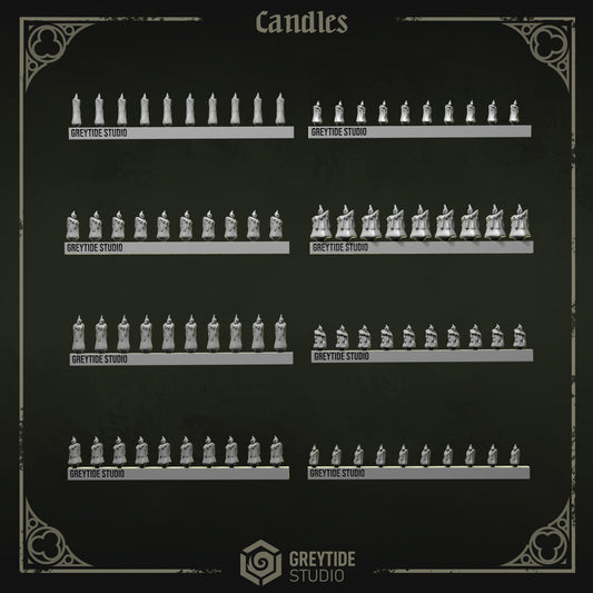 Candles Eternal Pilgrims | Battle Brothers - Greytide - Miniatures
