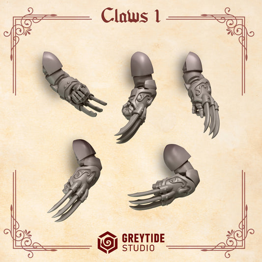 Claws 1 Crimson Lords | (5) - Battle Brothers - Greytide - Miniatures