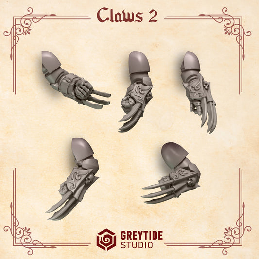 Claws 2 Crimson Lords | (5) - Battle Brothers - Greytide - Miniatures