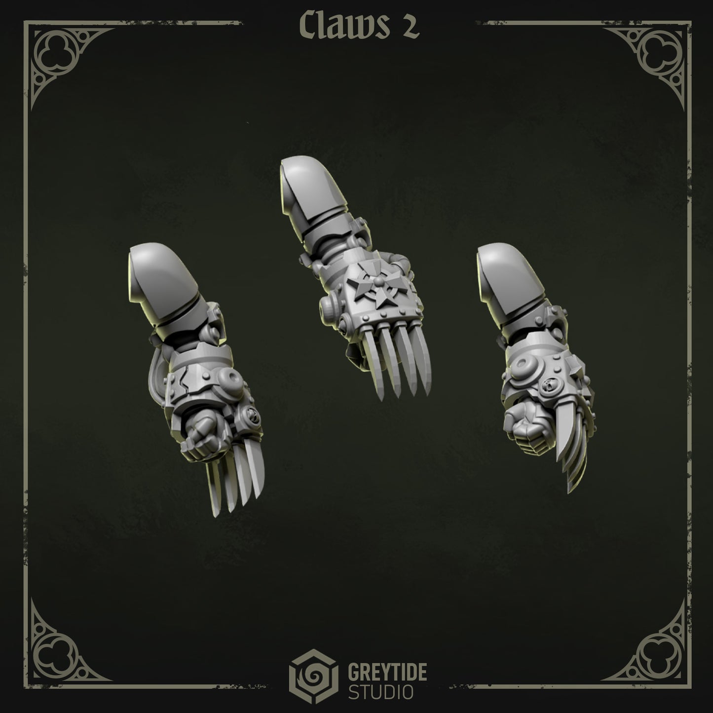 Claws 2 Eternal Pilgrims | (3) - Battle Brothers - Greytide - Miniatures