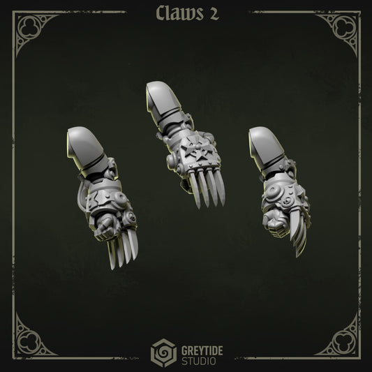 Claws 2 Eternal Pilgrims | (3) - Battle Brothers - Greytide - Miniatures