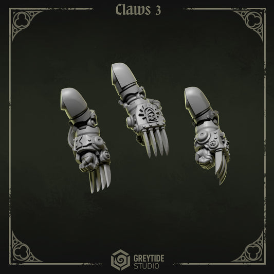 Claws 3 Eternal Pilgrims | (3) - Battle Brothers - Greytide - Miniatures