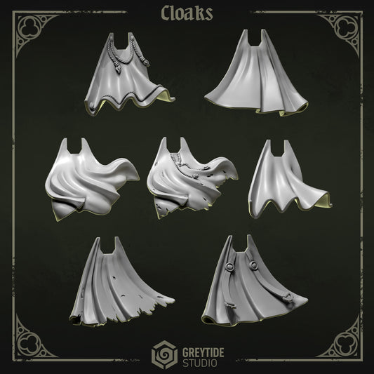 Cloaks Eternal Pilgrims | (7) - Battle Brothers - Greytide - Miniatures