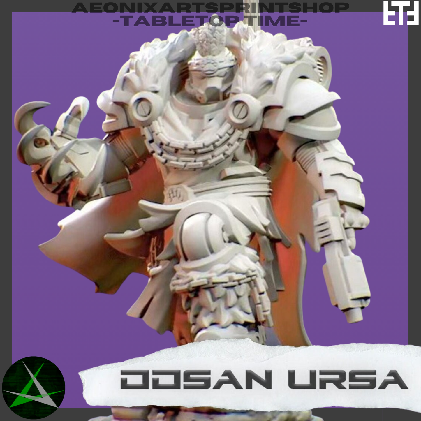 Oosan Leader | Space Bears (1) - MKX Prime Brothers - Tabletop Time - 3D Printed Mini Marines