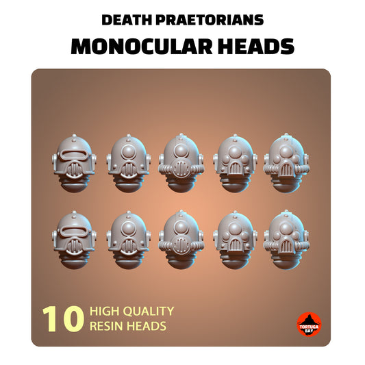 M3 Monocular Death Praetorian Helmets | Galaxy Marines Bits (11) - MKII Battle Brothers - Tortugabay - 3d Printed Mini Marines
