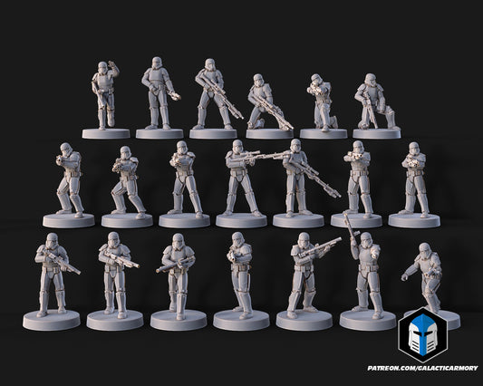 Death Commando Troopers (20) - Empire - Galactic Armory