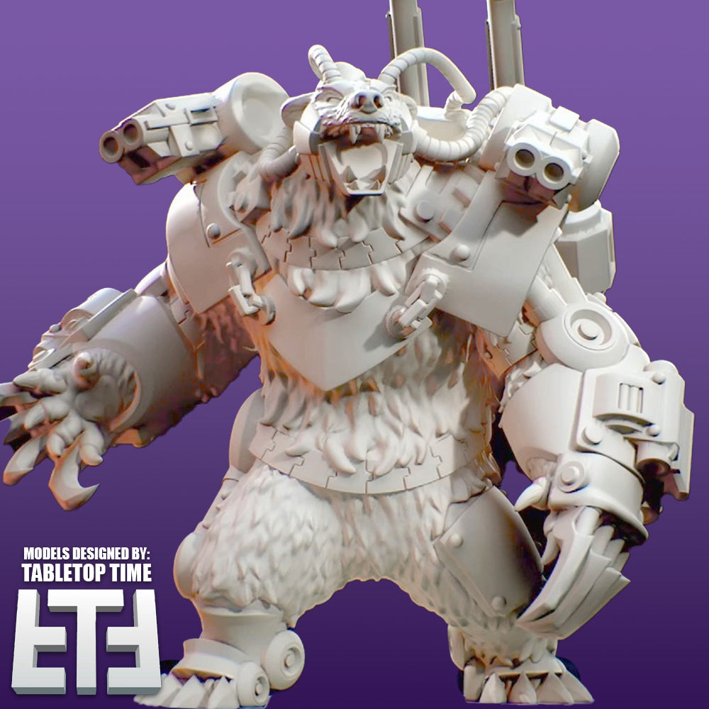 Dreadbear | Space Bears (1) - MKX Prime Brothers - Tabletop Time - 3D Printed Mini Marines