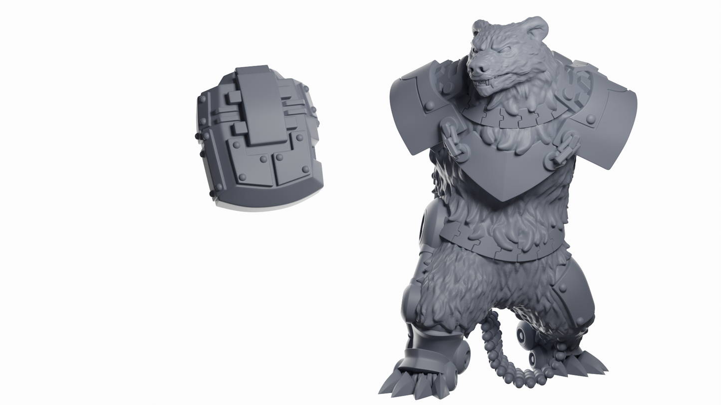 Dreadbear | Space Bears (1) - MKX Prime Brothers - Tabletop Time - 3D Printed Mini Marines