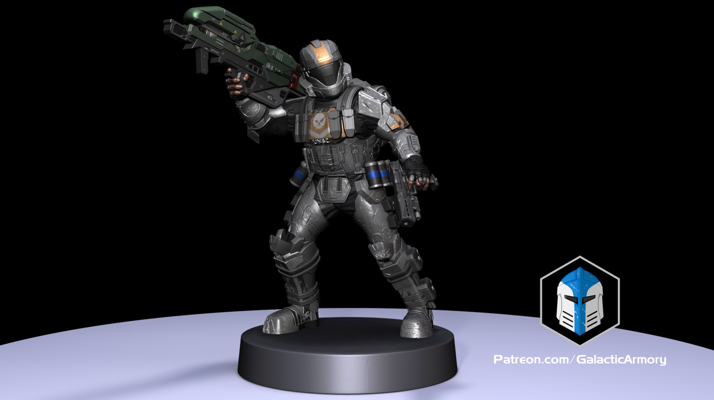 Marine Drop Shock Troopers (12) - UNSC - Ringworld - Galactic Armory