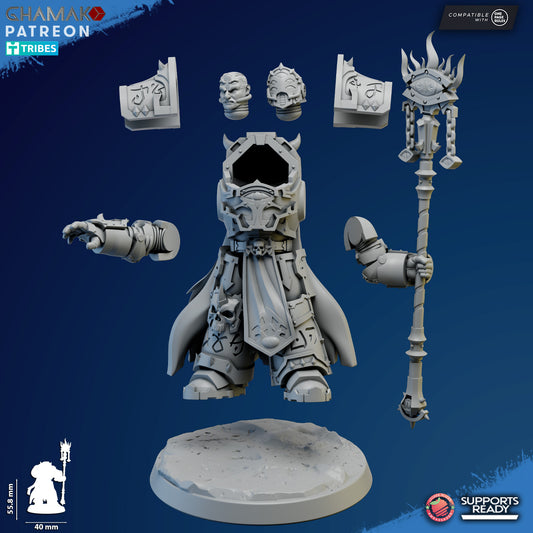 Exterminator Warlock 3 | Chaos Knights (1)  - Havoc Brothers - Ghamak - 3D Printed Mini Marines