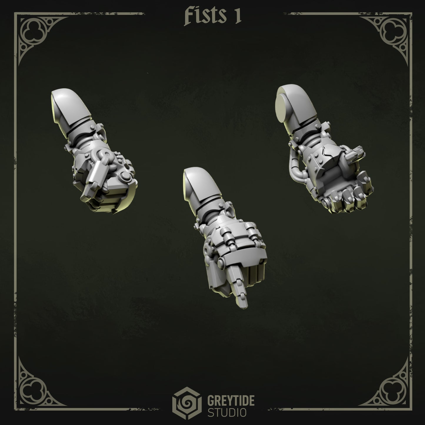 Fists 1 Eternal Pilgrims | (3) - Battle Brothers - Greytide - Miniatures
