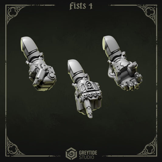 Fists 4 Eternal Pilgrims | (3) - Battle Brothers - Greytide - Miniatures