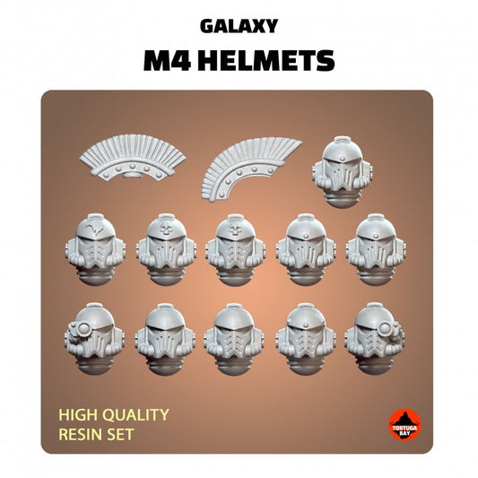 M4 Helmets | Galaxy Marines Bits (11) - MKIV Battle Brothers- Tortugabay - 3d Printed Mini Marines