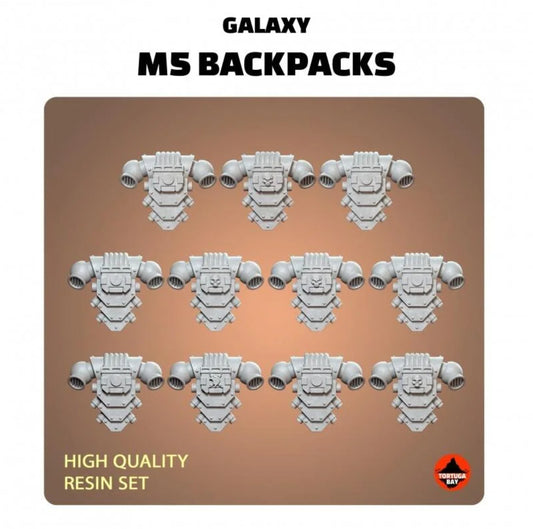 M5 Backpacks | Galaxy Marines Bits (10) - MKV Battle Brothers- Tortugabay - 3d Printed Mini Marines