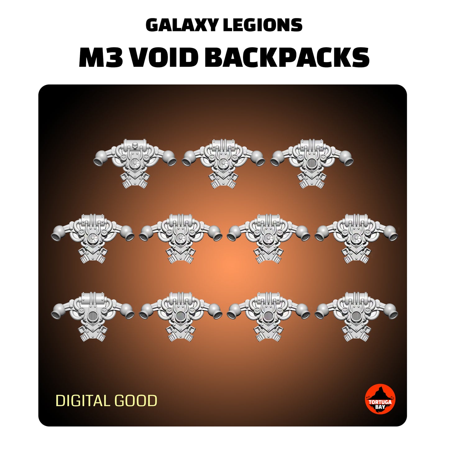M3 Void Backpacks | Galaxy Marines Bits (11) - MKIII Battle Brothers- Tortugabay - 3D Printed Mini Marines