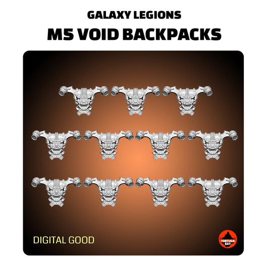 M5 Void Backpacks | Galaxy Marines Bits (11) - MKV Battle Brothers- Tortugabay - 3D Printed Mini Marines