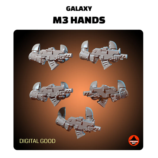 M3 Phobos Guns | Galaxy Marines Bits (10) - MKIII Battle Brothers - Tortugabay - 3d Printed Mini Marines