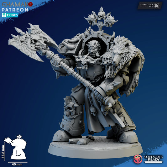 Exterminator Lord 4 | Chaos Knights (1)  - Havoc Brothers - Ghamak - 3D Printed Mini Marines