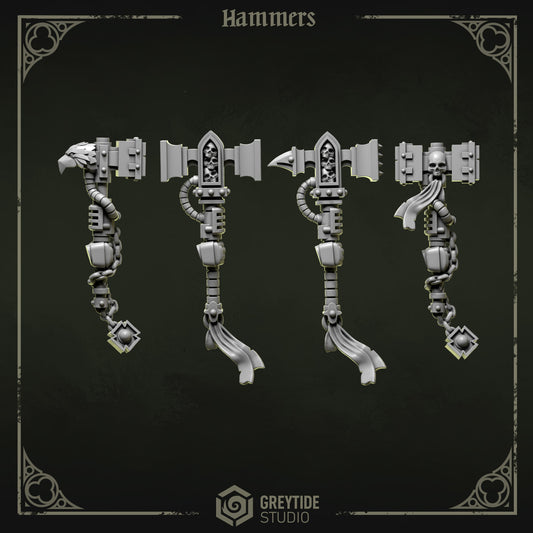 Hammers Eternal Pilgrims | (4) - Battle Brothers - Greytide - Miniatures