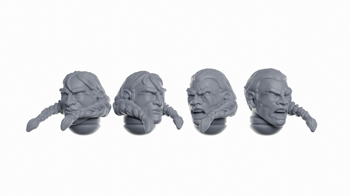 Makwa Marines Squad | Space Bears (10) - MKX Prime Brothers - Tabletop Time - 3d Printed Mini Marines