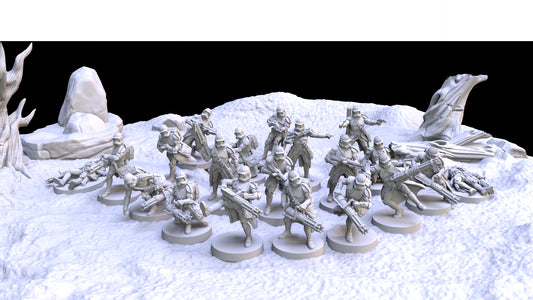 Clone Heavy Troopers (20) - Republic - Galactic Armory