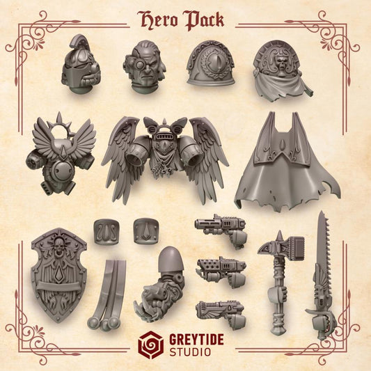 Crimson Lords Hero Pack | Battle Brothers - Greytide - Miniatures