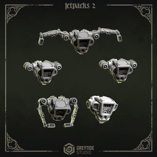 Jetpacks 2 Eternal Pilgrims | (5) - Battle Brothers - Greytide - Miniatures