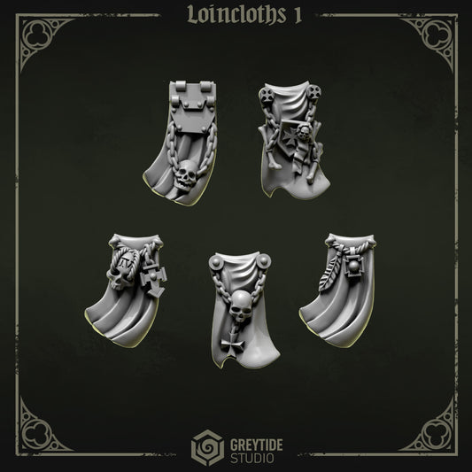 Loincloths 1 Eternal Pilgrims | (5) - Battle Brothers - Greytide - Miniatures