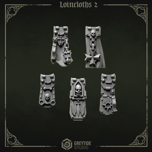 Loincloths 2 Eternal Pilgrims | (5) - Battle Brothers - Greytide - Miniatures