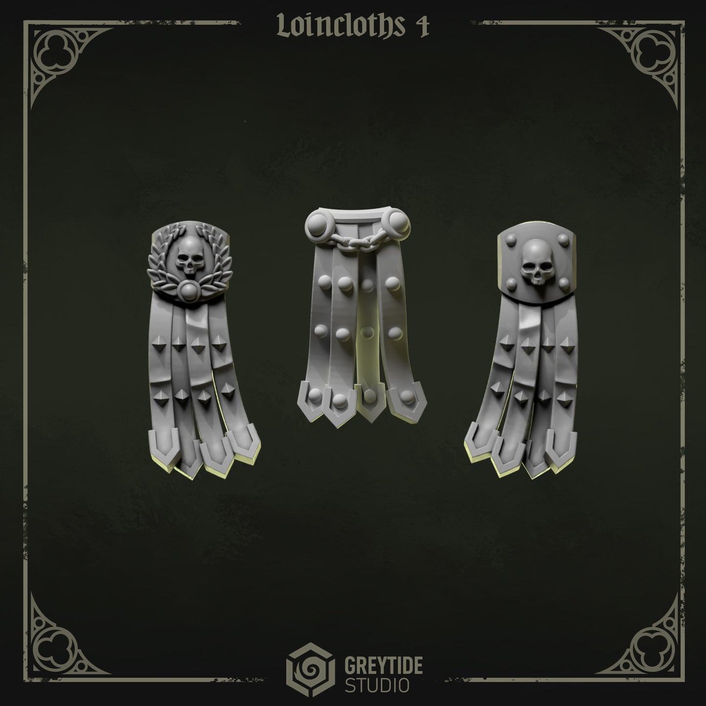Loincloths 4 Eternal Pilgrims | (5) - Battle Brothers - Greytide - Miniatures