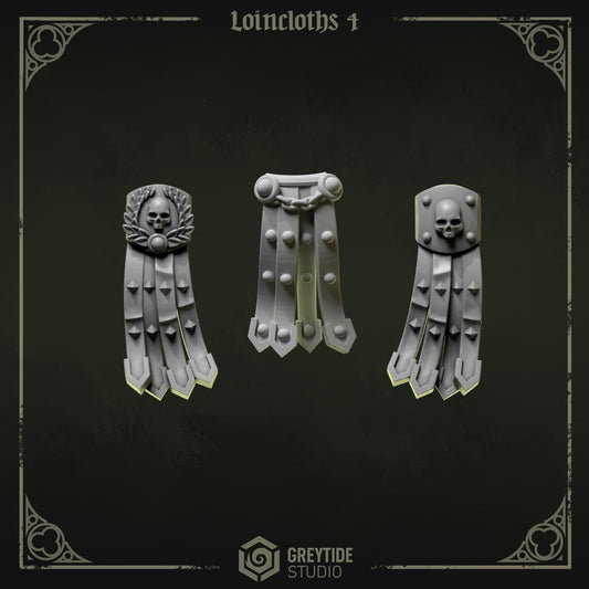Loincloths 4 Eternal Pilgrims | (5) - Battle Brothers - Greytide - Miniatures