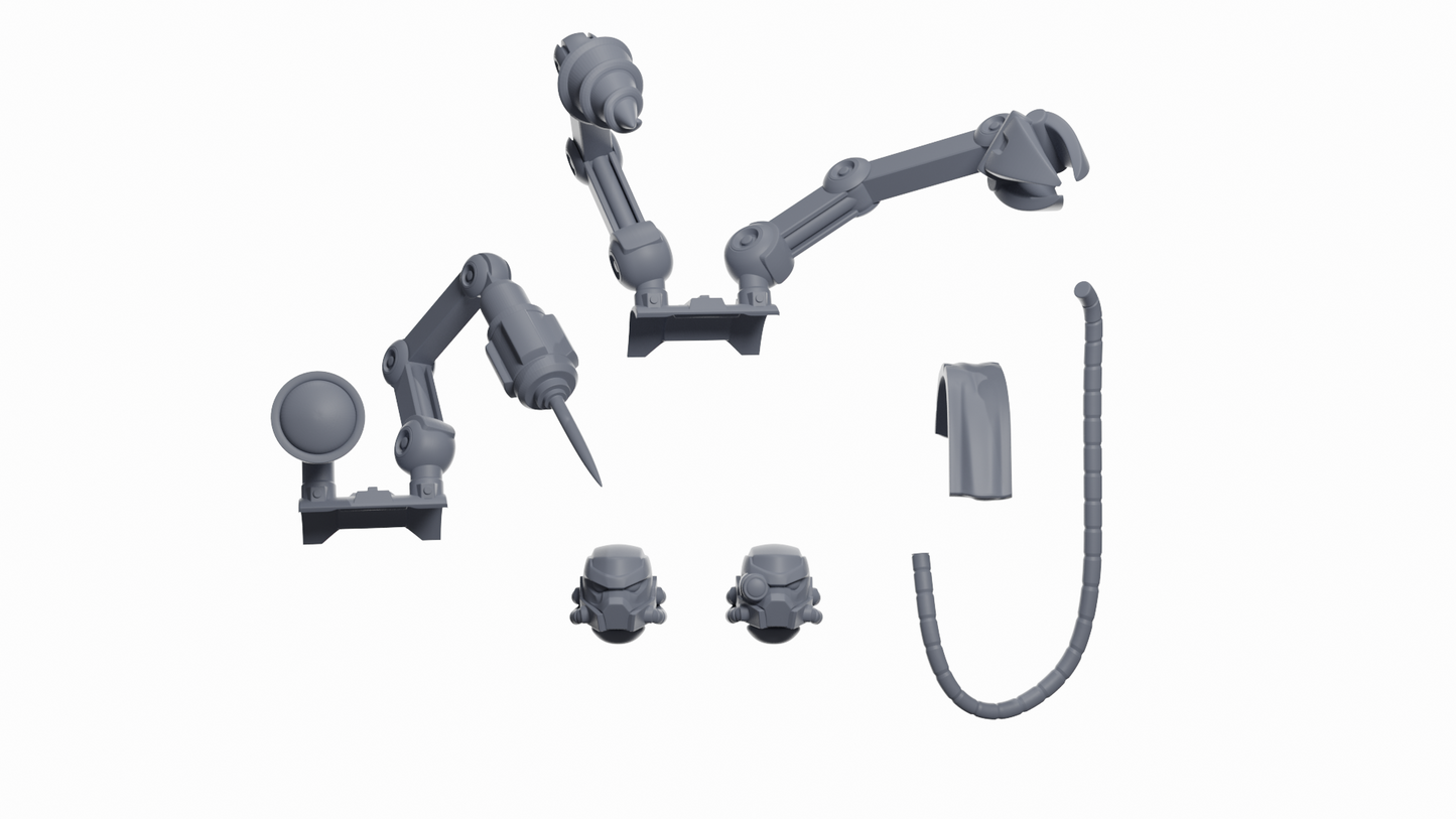 Makwa Marines Veterans| Space Bears (2) - MKX Prime Brothers - Tabletop Time - 3D Printed Mini Marines