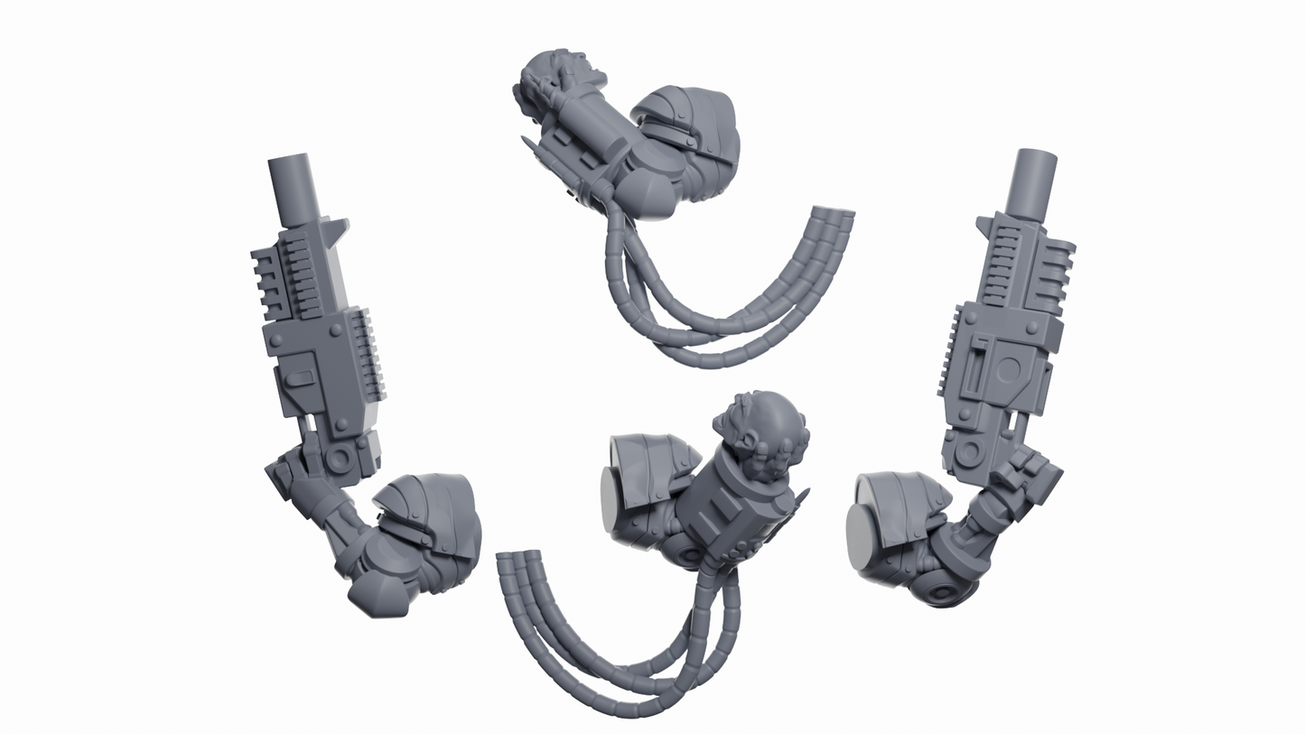 Makwa Marines Veterans| Space Bears (2) - MKX Prime Brothers - Tabletop Time - 3D Printed Mini Marines